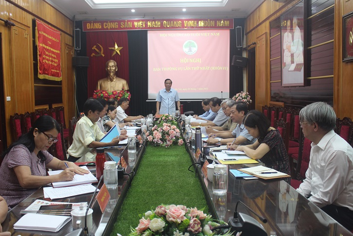 Hội nghị lần thứ nhất Ban Thường vụ Trung ương Hội NCT Việt Nam, khoá VI